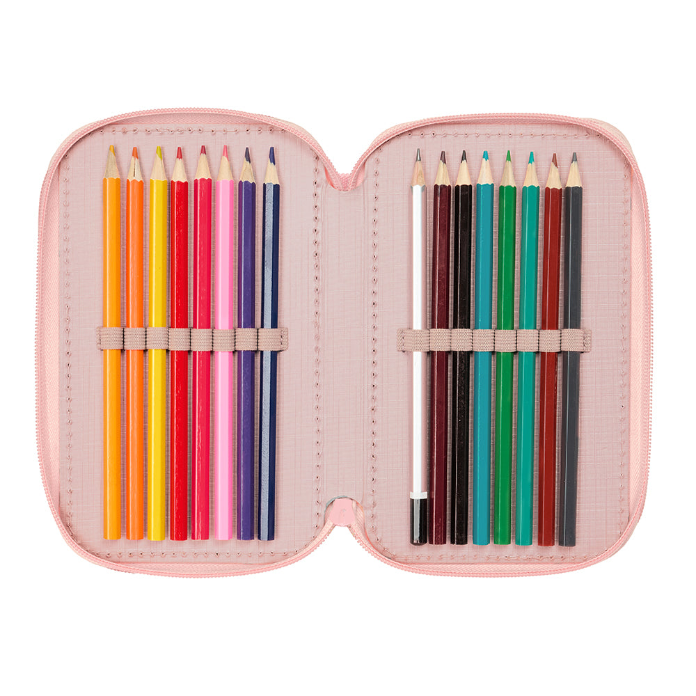 Astuccio Triplo 37pz Stitch "Beach"