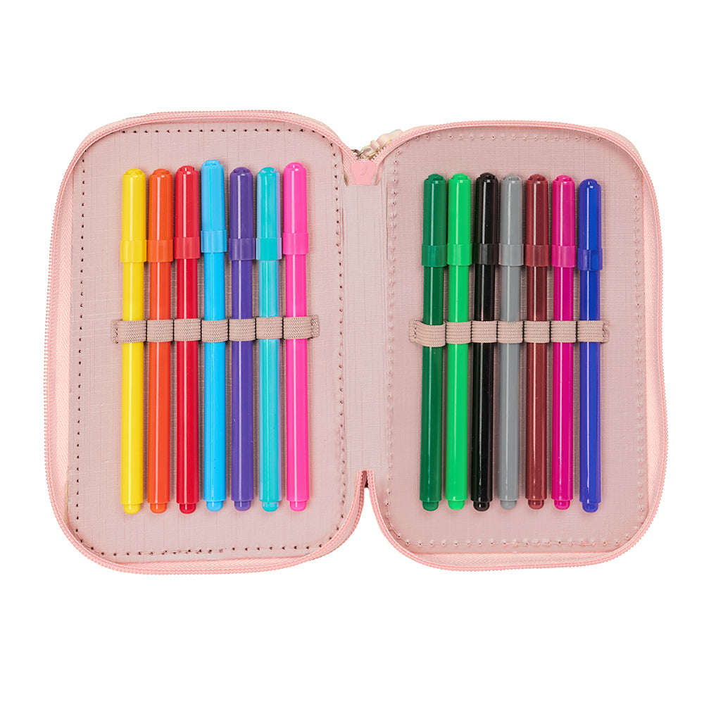 Astuccio Triplo 37pz Stitch "Beach"
