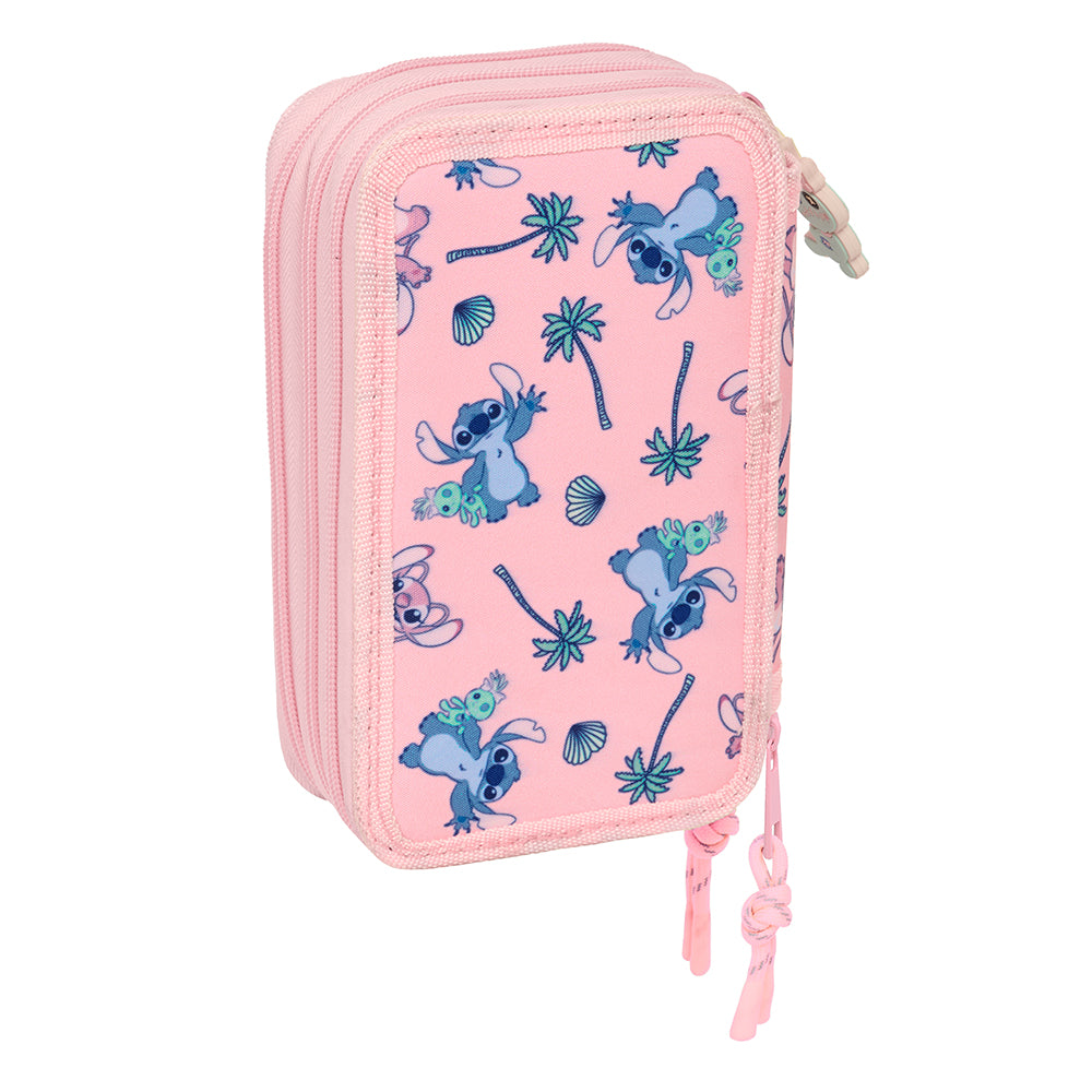 Astuccio Triplo 37pz Stitch "Beach"