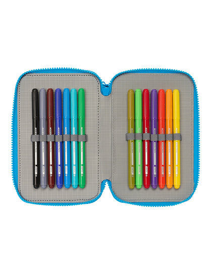 Astuccio Triplo 36pz Stitch "Hawaii"